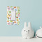 Animal Alphabet Rocker Light Switch Covers - Single - IN CONTEXT