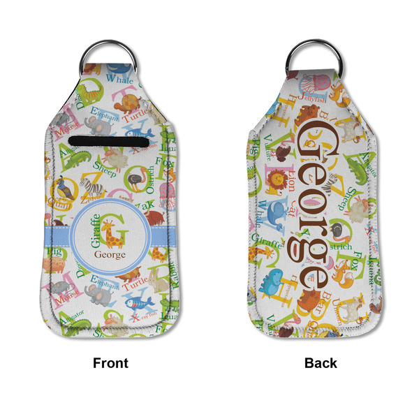 Animal Alphabet Sanitizer Holder Keychain - Large APPROVAL (Flat)