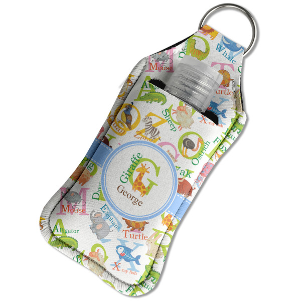 Animal Alphabet Sanitizer Holder Keychain - Large in Case