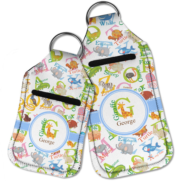 Animal Alphabet Sanitizer Holder Keychain - Parent Main
