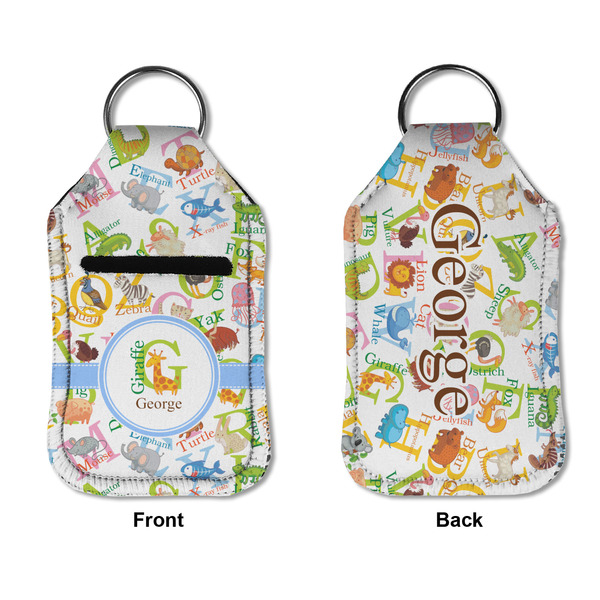 Animal Alphabet Sanitizer Holder Keychain - Small APPROVAL (Flat)