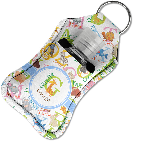 Animal Alphabet Sanitizer Holder Keychain - Small in Case