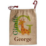 Animal Alphabet Santa Sack - Front (Personalized)