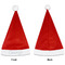 Animal Alphabet Santa Hats - Front and Back (Single Print) APPROVAL