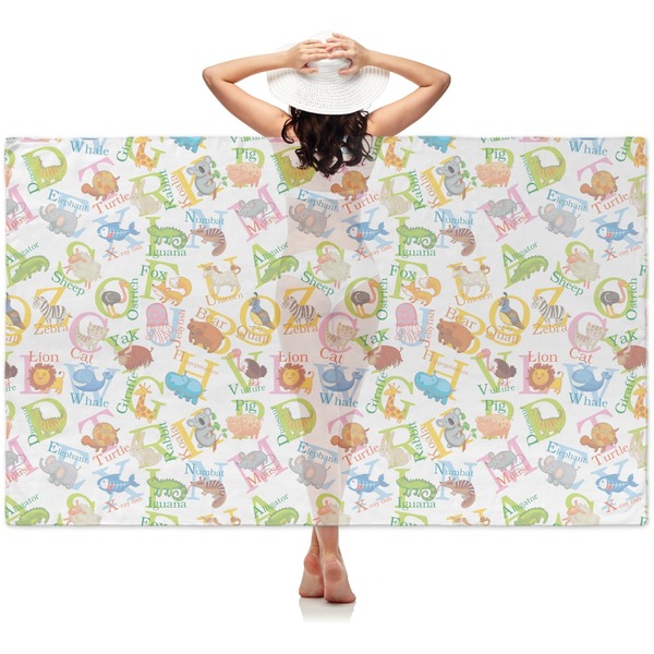 Custom Animal Alphabet Sheer Sarong