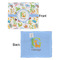 Animal Alphabet Security Blanket - Front & Back View