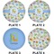 Animal Alphabet Set of Lunch / Dinner Plates (Approval)
