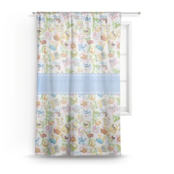 Animal Alphabet Sheer Curtain