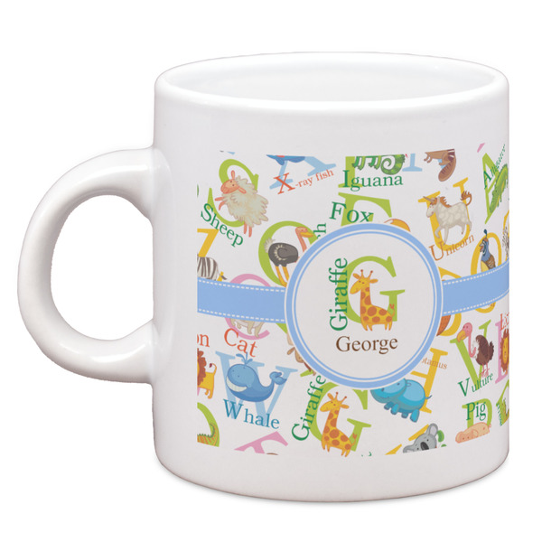 Custom Animal Alphabet Espresso Cup (Personalized)