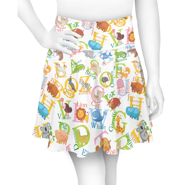 Custom Animal Alphabet Skater Skirt - 2X Large