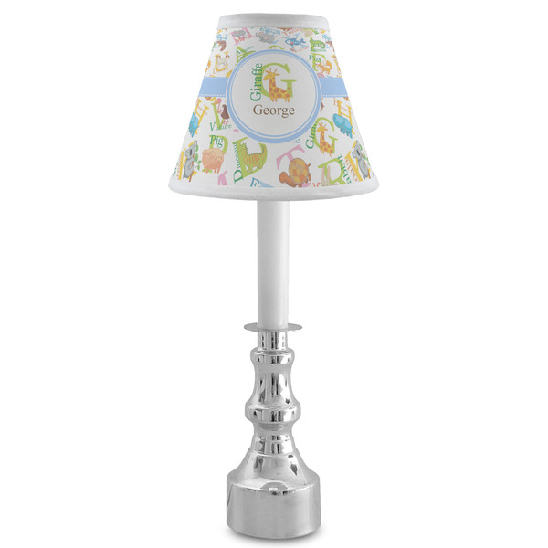 Animal Alphabet Small Chandelier Lamp - LIFESTYLE (on candle stick)