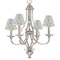 Animal Alphabet Small Chandelier Shade - LIFESTYLE (on chandelier)