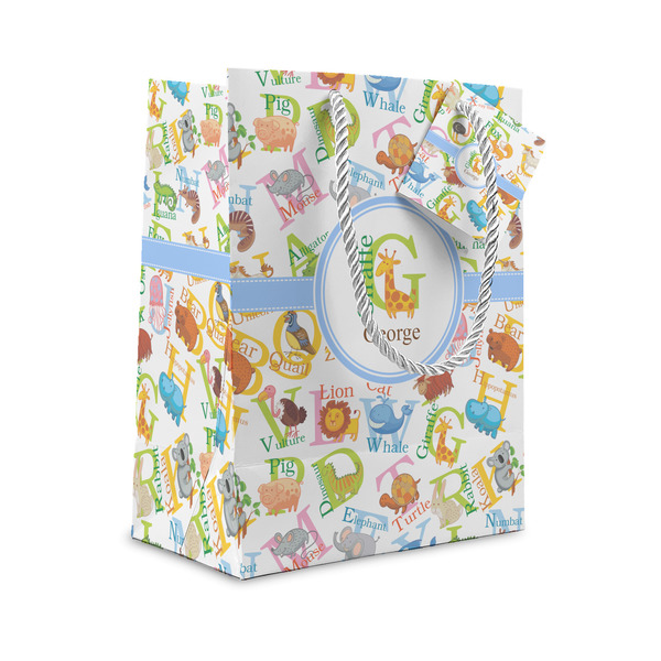 Custom Animal Alphabet Small Gift Bag (Personalized)