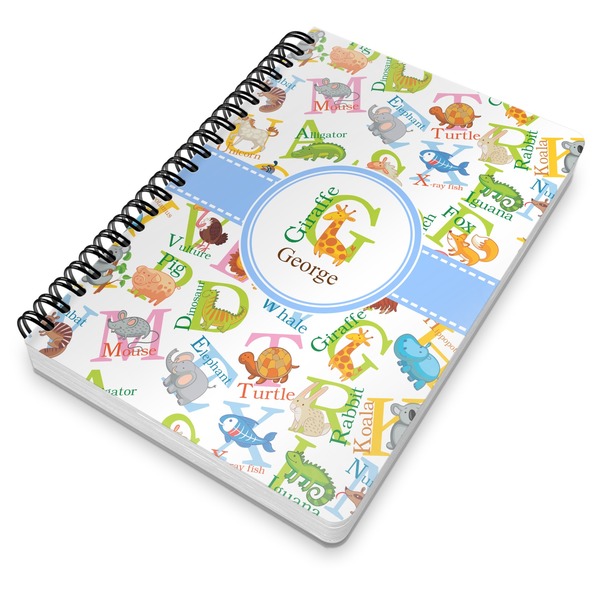 Animal Alphabet Spiral Journal 7 x 10 - Main