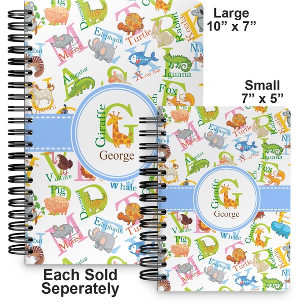 Animal Alphabet Spiral Journal - Comparison
