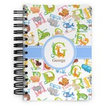 Animal Alphabet Spiral Notebook - 5x7 w/ Name or Text