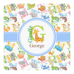 Animal Alphabet Square Decal (Personalized)