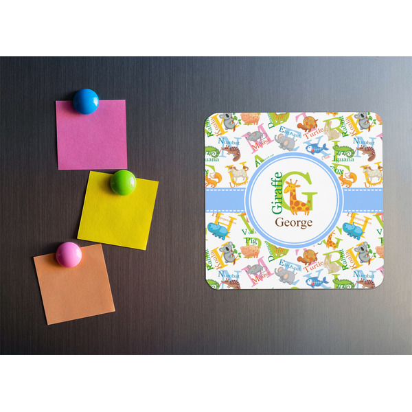 Animal Alphabet Square Fridge Magnet - LIFESTYLE