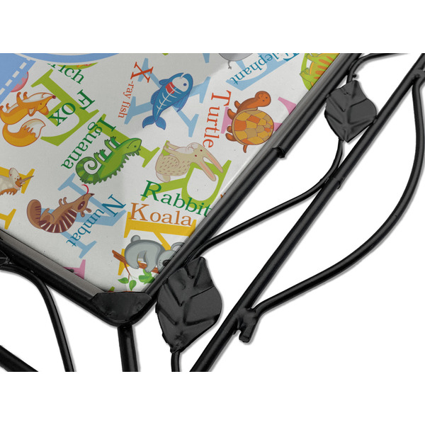 Animal Alphabet Square Trivet - Detail