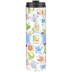 Animal Alphabet Stainless Steel Skinny Tumbler - 20 oz (Personalized)