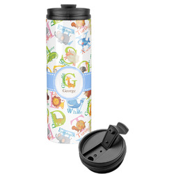 Animal Alphabet Stainless Steel Skinny Tumbler (Personalized)