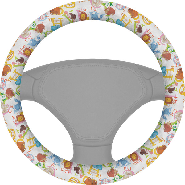 Custom Animal Alphabet Steering Wheel Cover