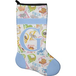 Animal Alphabet Holiday Stocking - Neoprene (Personalized)