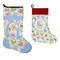 Animal Alphabet Stockings - Side by Side compare