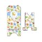Animal Alphabet Stylized Phone Stand - Front & Back - Small
