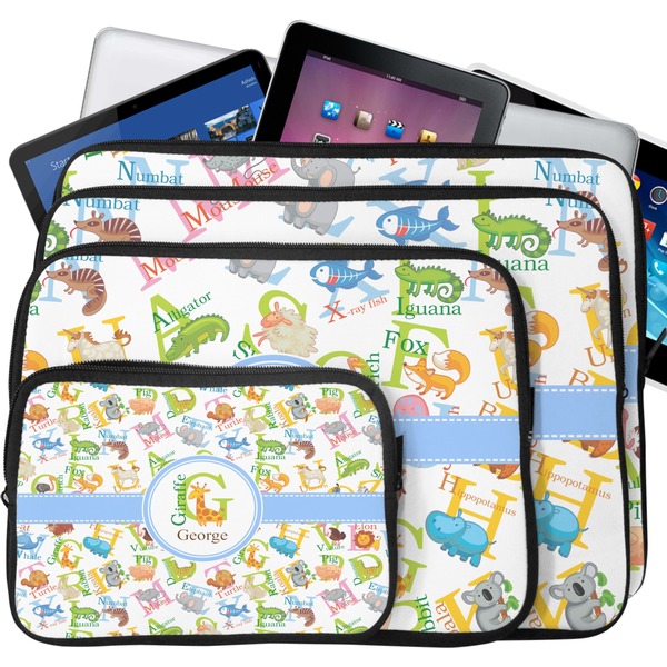 Animal Alphabet Tablet & Laptop Case Sizes