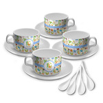 Animal Alphabet Tea Cup - Set of 4 (Personalized)