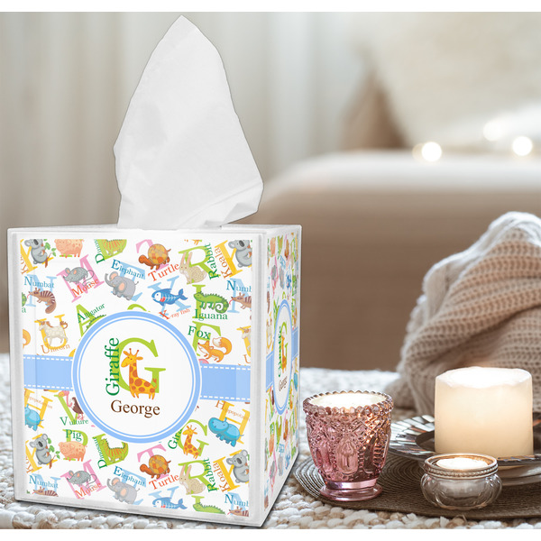Animal Alphabet Tissue Box - LIFESTYLE