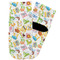Animal Alphabet Toddler Ankle Socks - Single Pair - Front and Back