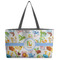 Animal Alphabet Beach Totes Bag - w/ Black Handles (Personalized)
