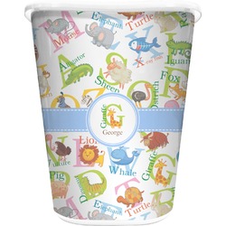 Animal Alphabet Waste Basket (Personalized)