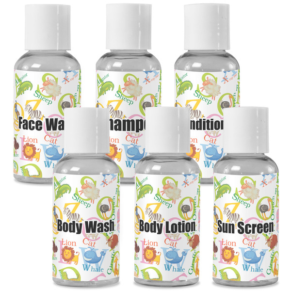 Custom Animal Alphabet Travel Bottles (Personalized)