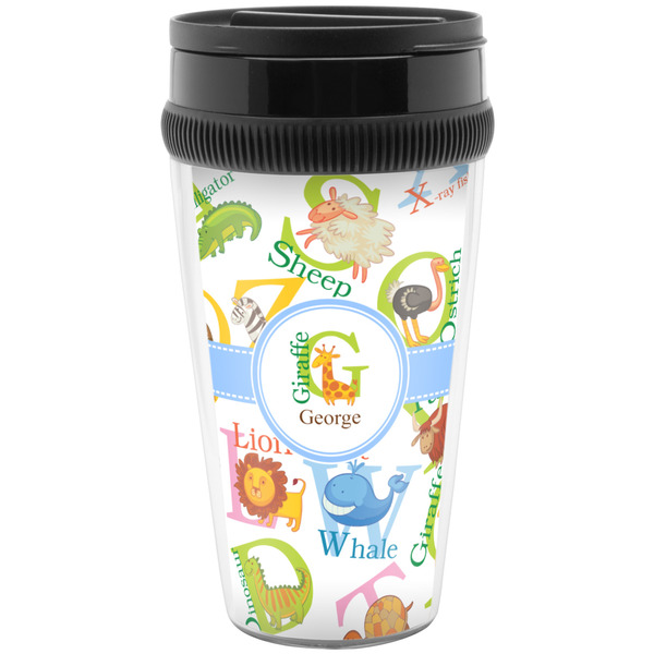 Custom Animal Alphabet Acrylic Travel Mug without Handle (Personalized)