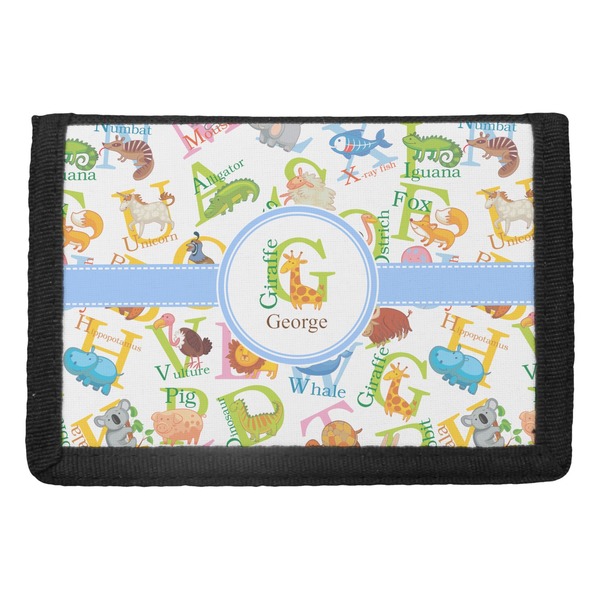 Custom Animal Alphabet Trifold Wallet (Personalized)