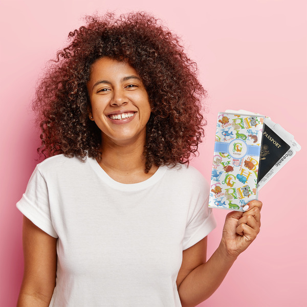 Animal Alphabet Vinyl Document Holder - LIFESTYLE