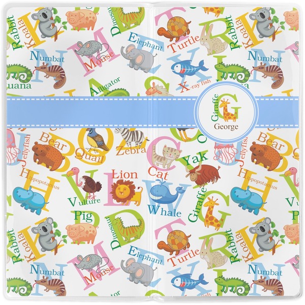 Animal Alphabet Vinyl Document Wallet - Apvl