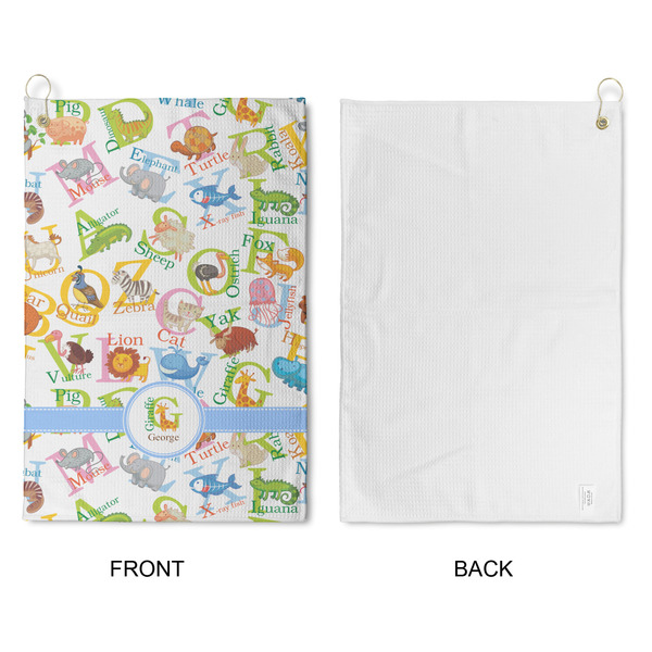 Animal Alphabet Waffle Weave Golf Towel - Approval