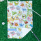Animal Alphabet Waffle Weave Golf Towel - In Context