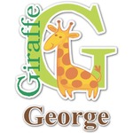 Animal Alphabet Graphic Decal - Large (Personalized)