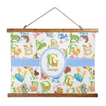 Animal Alphabet Wall Hanging Tapestry - Wide (Personalized)