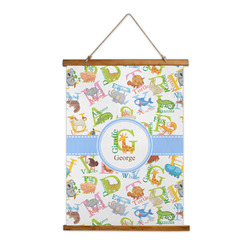 Animal Alphabet Wall Hanging Tapestry - Tall (Personalized)