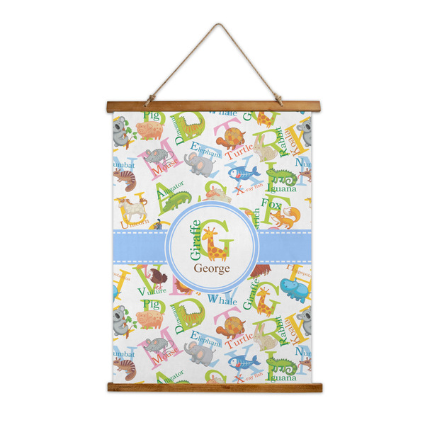 Custom Animal Alphabet Wall Hanging Tapestry (Personalized)