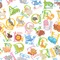 Animal Alphabet Wallpaper & Surface Covering (Peel & Stick 24"x 24" Sample)