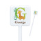 Animal Alphabet Square Plastic Stir Sticks (Personalized)
