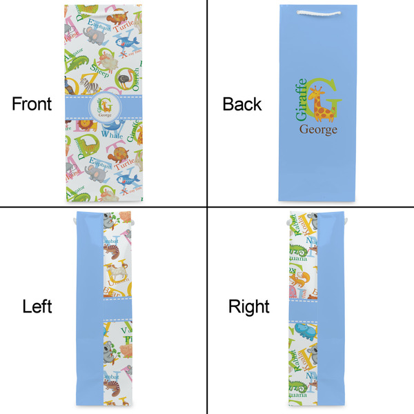 Animal Alphabet Wine Gift Bag - Gloss - Approval