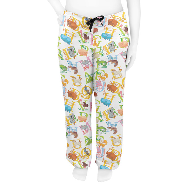 Animal Alphabet Women's Pj on model - Front
